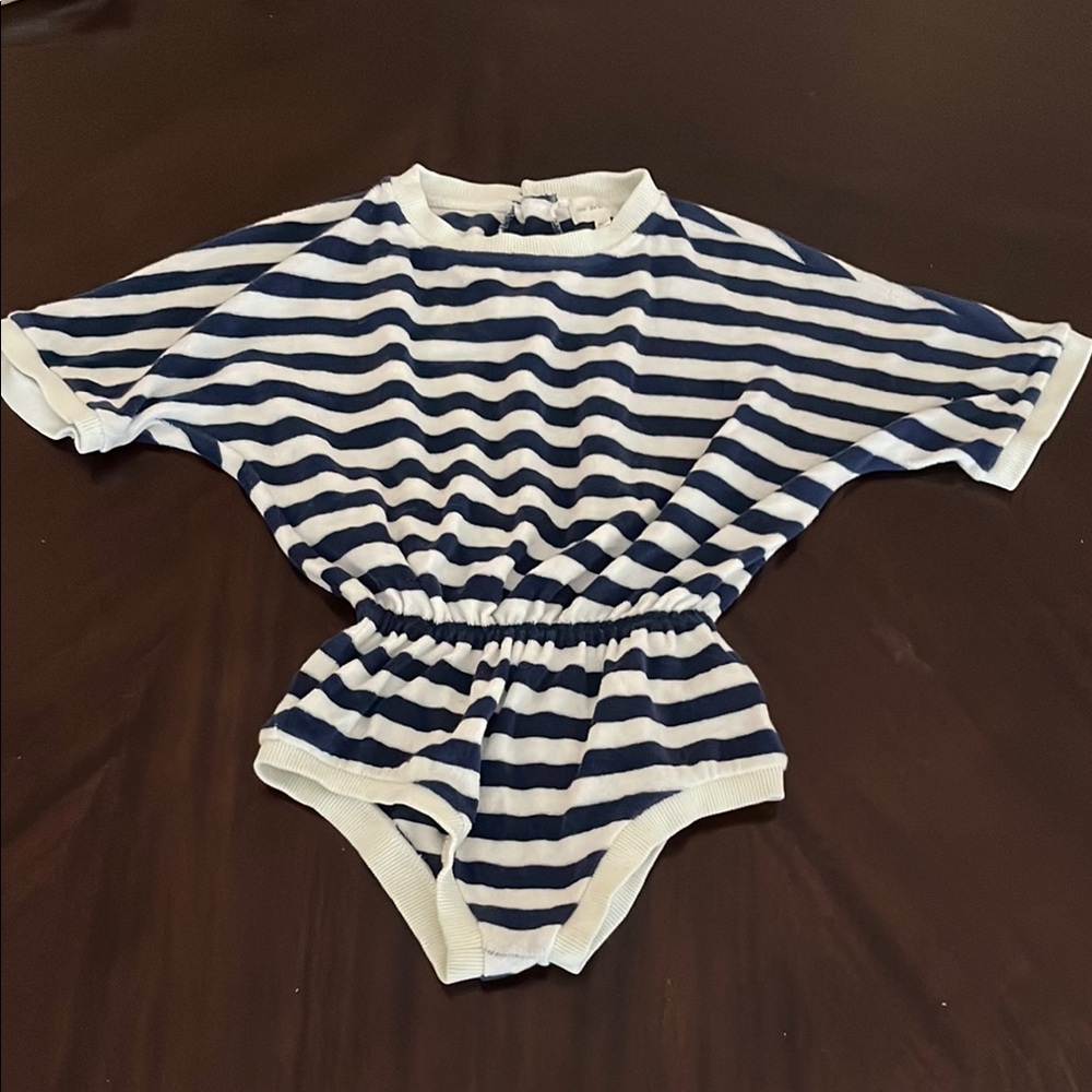 2 for $20 We Are Kids Striped Blue and White Romper size 10-11